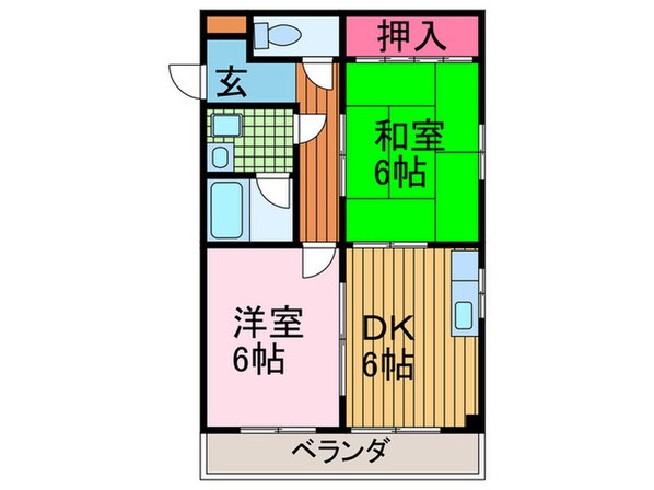 門真第２マンションの物件間取画像